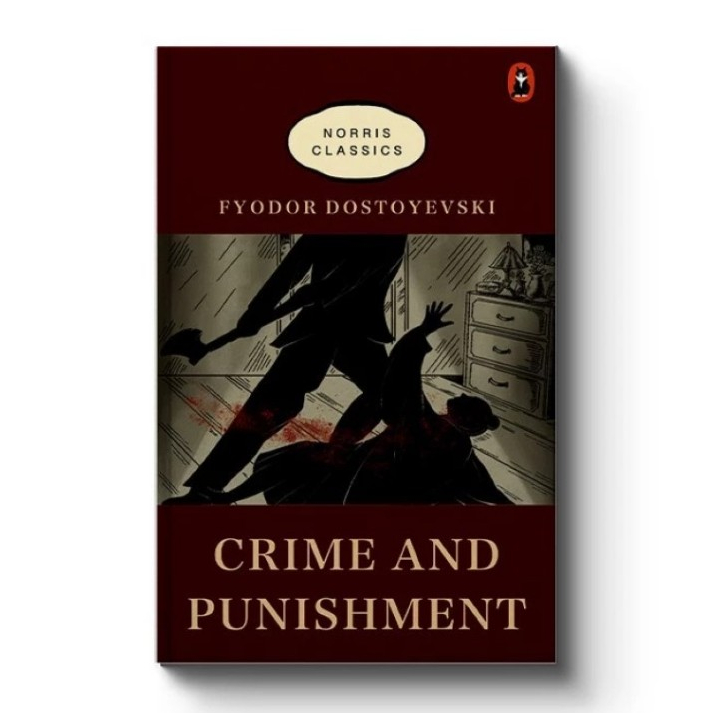 Buku Crime and Punishment - Dostoyevski - English Version - Norris Book