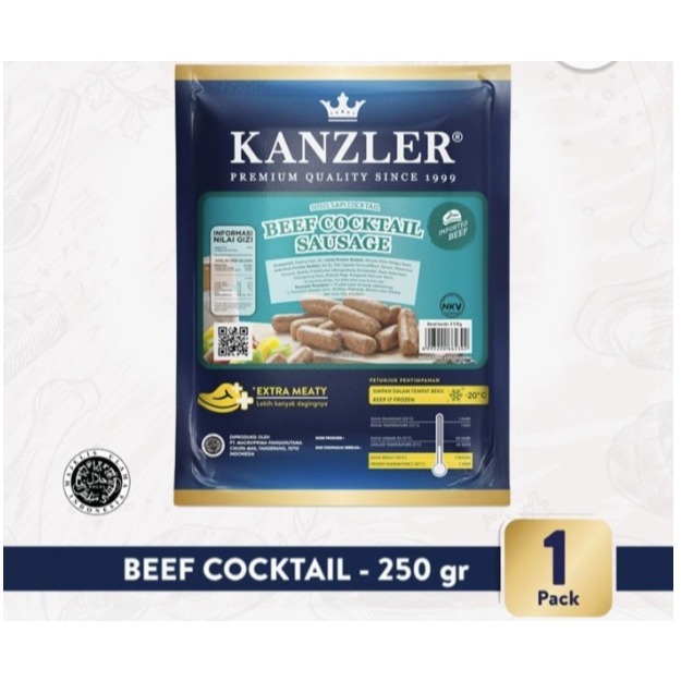

Kanzler Beef Cocktail 250GR - GOSEND GRAB Only!!!