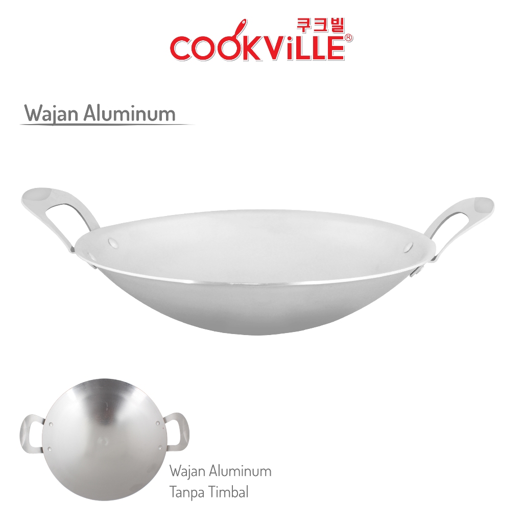 [COOKVILLE] Aluminum Wajan 40 Cm