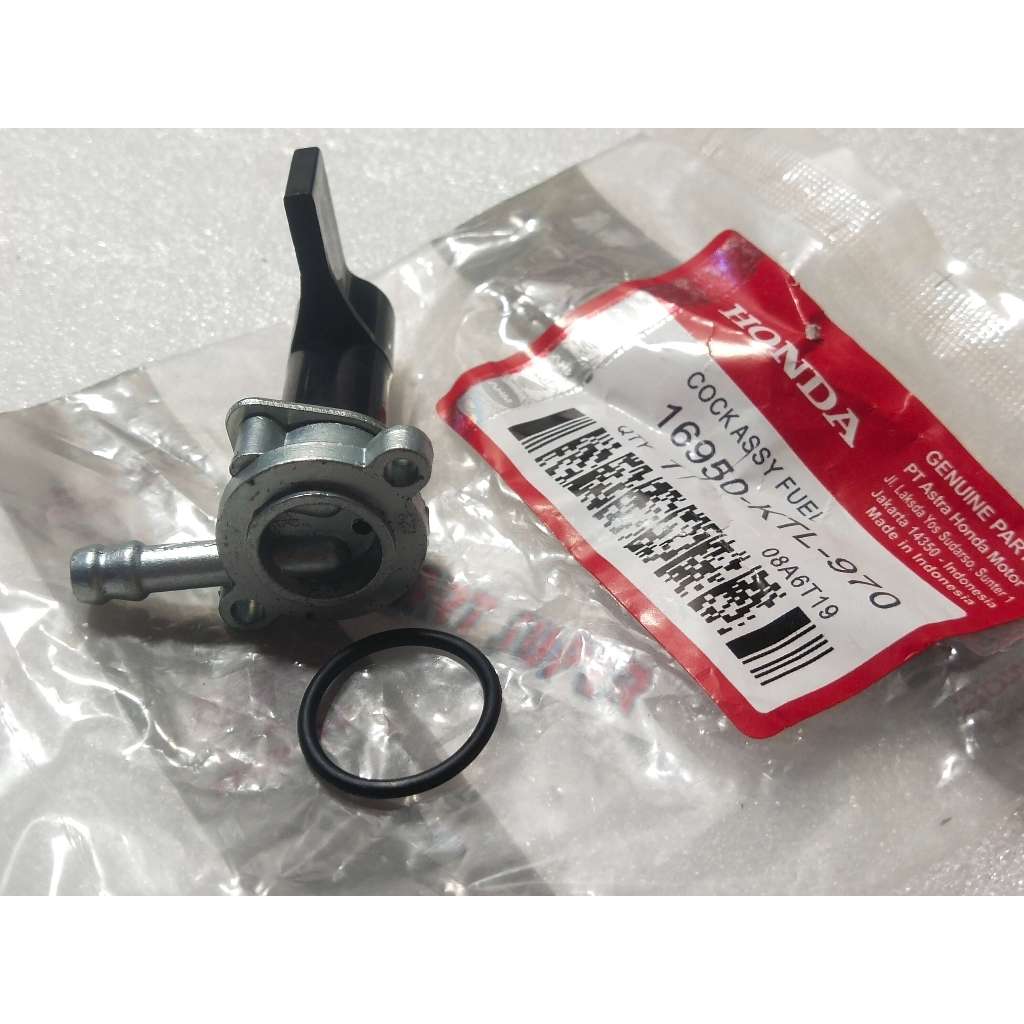 KRAN BENSIN SUPRA FIT NEW PART KTL, KRAN BENSIN SEPEDA MOTOR HONDA SUPRA FIT NEW