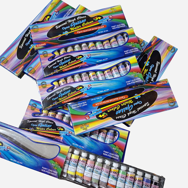 

Cat Lukis 12 Warna Special High Class Opini Guitar Water Colour