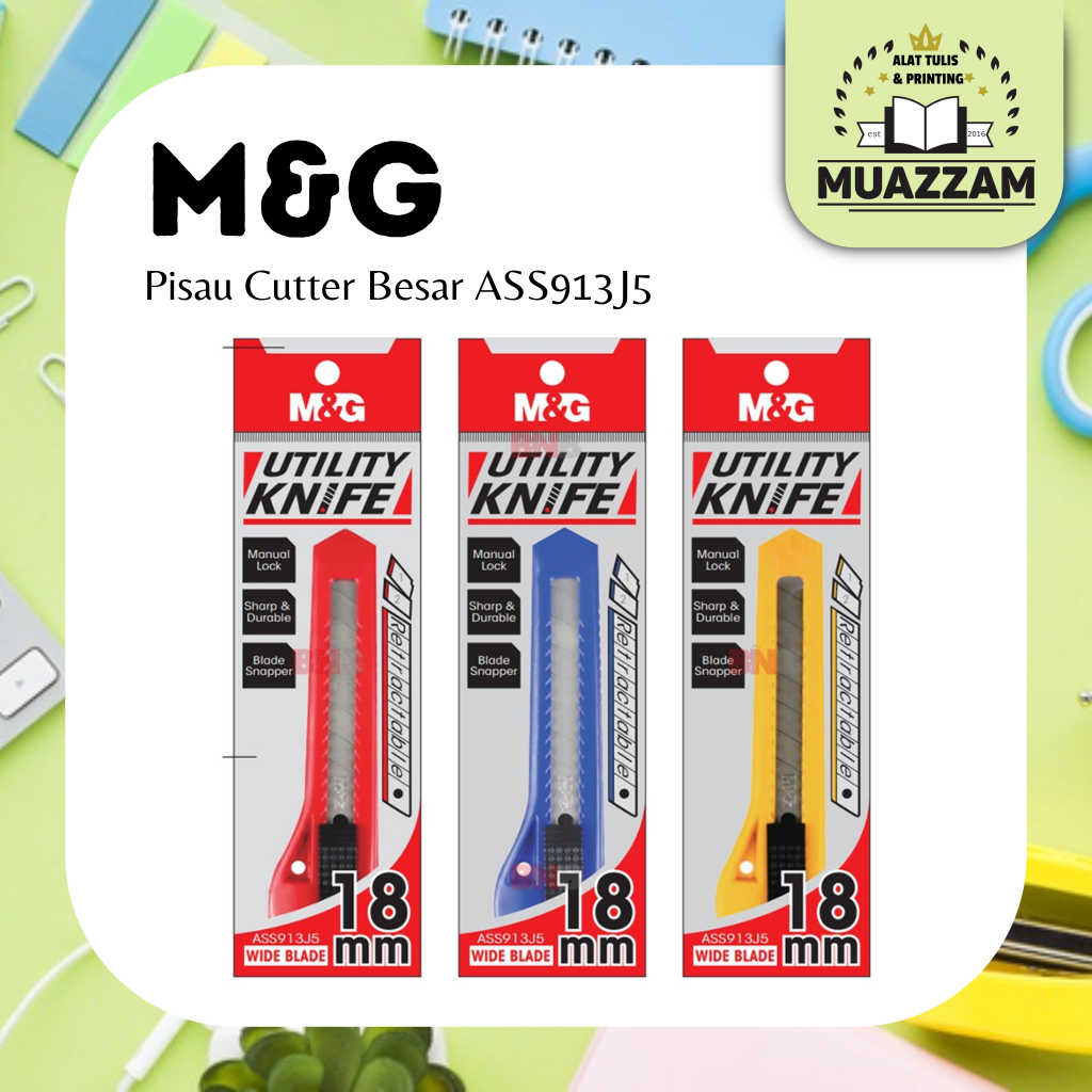 

M&G Pisau Cutter Besar ASS913J5
