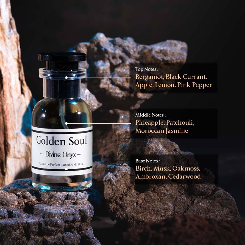 Golden Soul - Bundle Divine Onyx + 1 Parfum 30 mL - Extrait de Parfum - Unisex