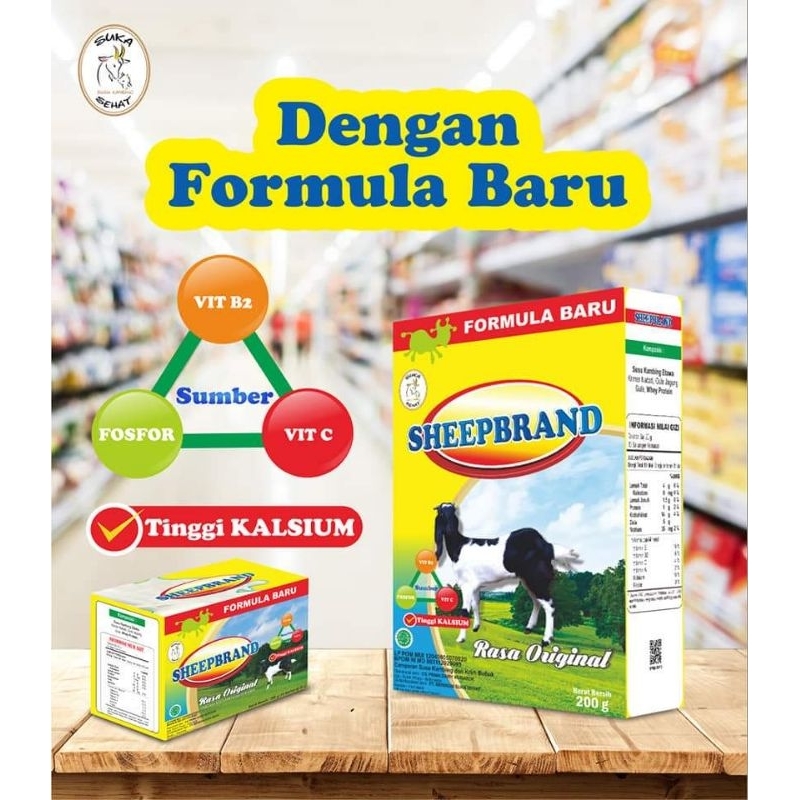 

Susu Kambingetawa Sheepbrand tinggi Kalsium promo termurah