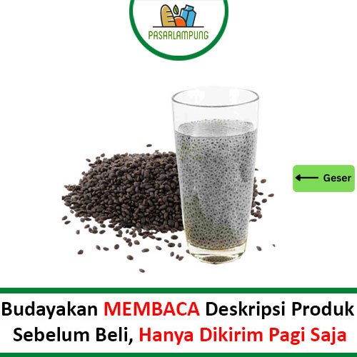 

Biji Selasih Mentah Perbungkus 50 Gram Pasar Lampung