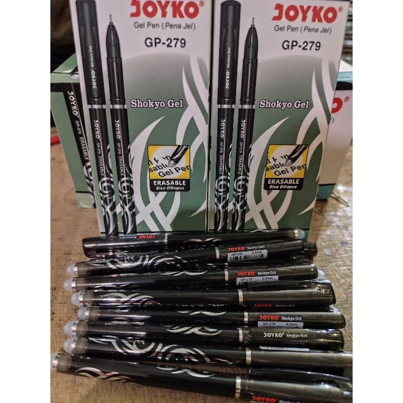 

pulpen gel erasable joyko GP-279 0.5mm/pulpen gel joyko bs dihapus isi12pcs