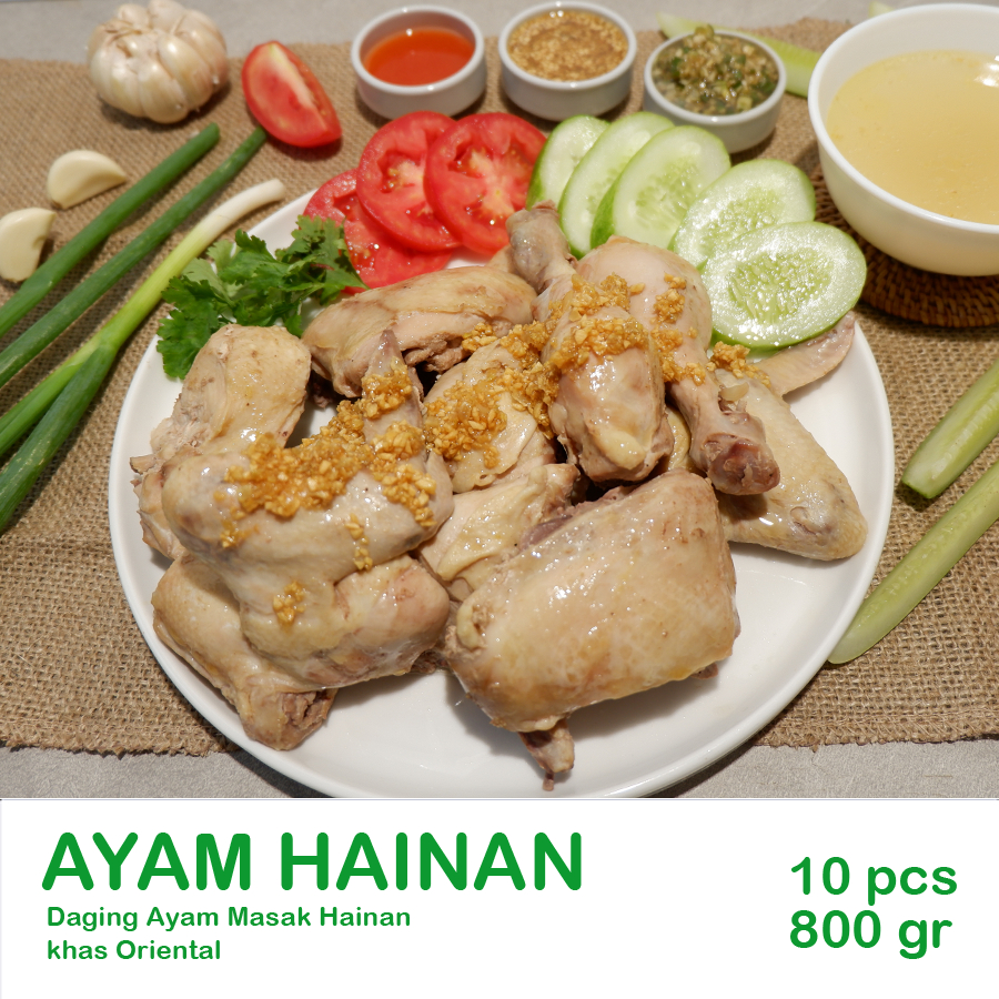 

Ayam Hainan 800gr - LAUK KAYA - Ready to Heat - Siap Dipanaskan