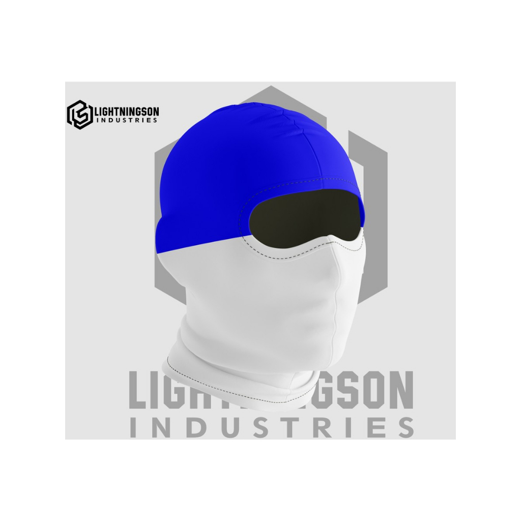 Balaclava bobotoh ultras biru putih