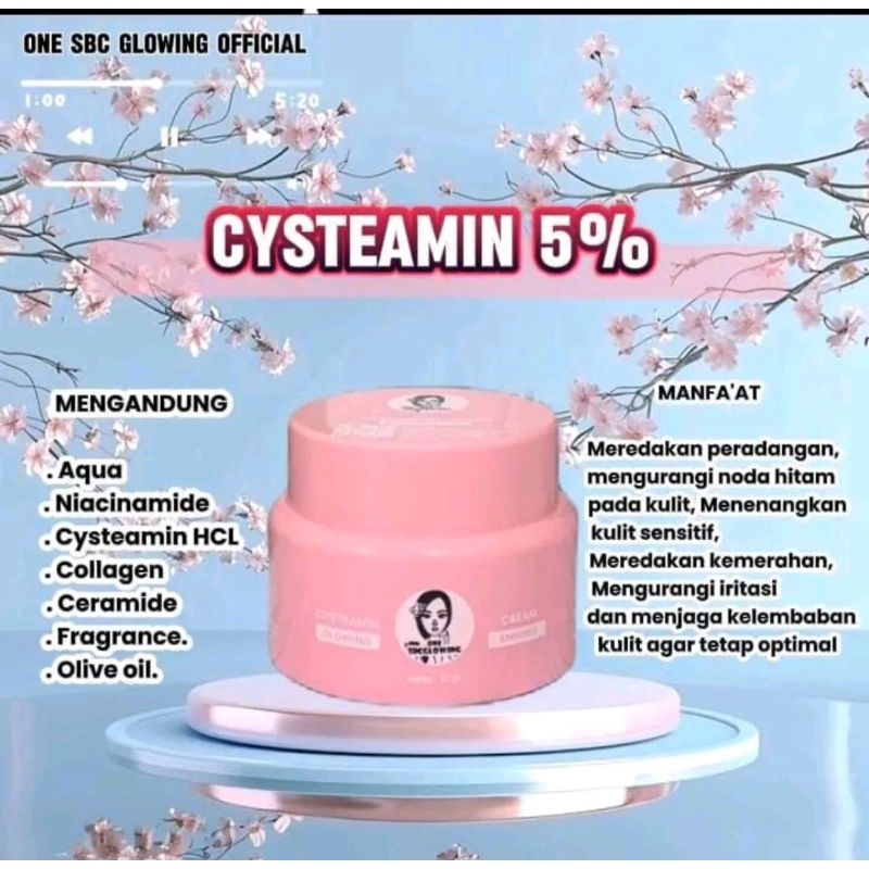 CYSTEAMIN CREAM FLEK ONE SBC GLOWING