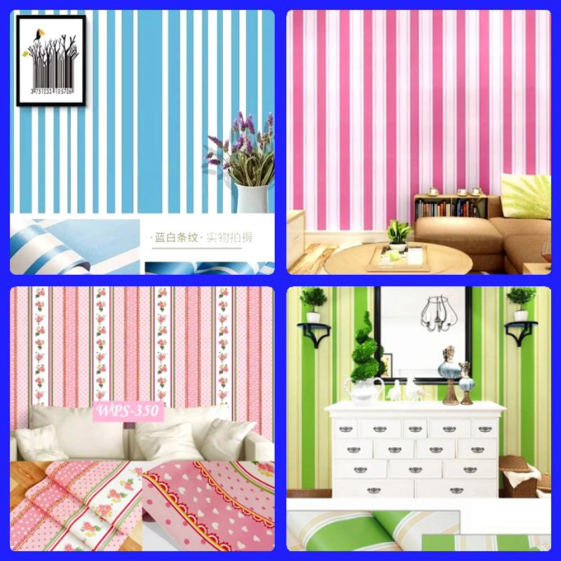 Wallpaper Dinding Motif Salur Wallpaper Dinding Salur Wallpaper Dinding Kamar Tidur Wallpaper Dindin