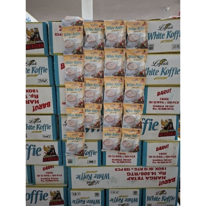 

(1 RENCENG) LUWAK WHITE COFFE 1 RENCENG 10 PCS HARGA TERMURAH
