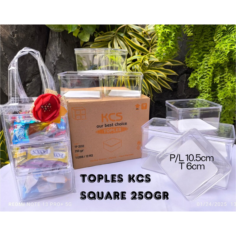 Toples Square / Dessert Box KCS 250GR