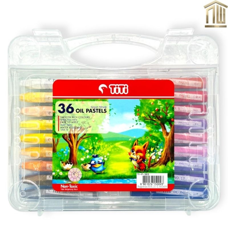 

Crayon Titi Oil Pastel 36S 36 Warna