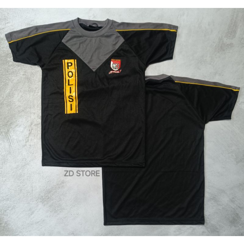 Kaos POLISI SATWA HITAM Kombinasi/Kaos K9 HITAM Tebal