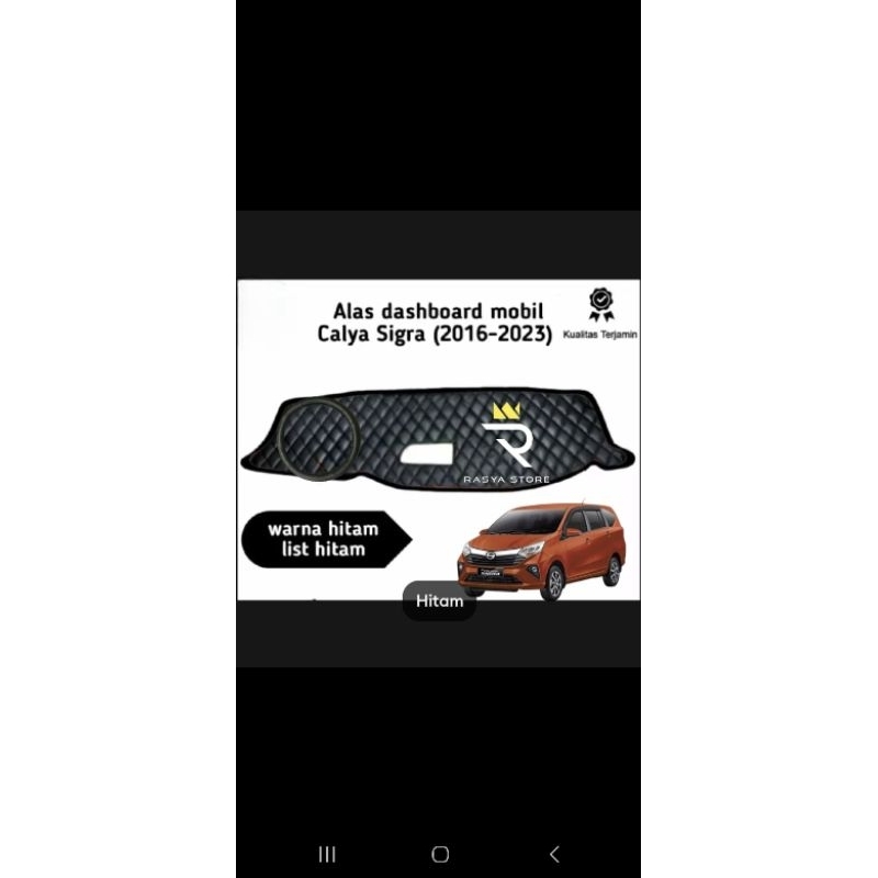 Alas dasbor mobil calya sigra 2016-2023