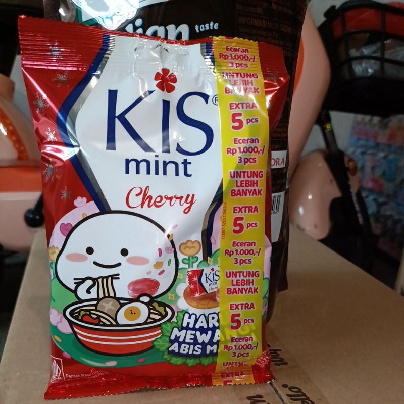 

permen kis mint Cherry 125gr 1 karton isi 24pcs