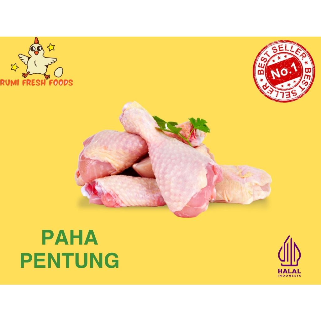 

Paha Pentung Drumstick Ayam pack 950gr - 1kg
