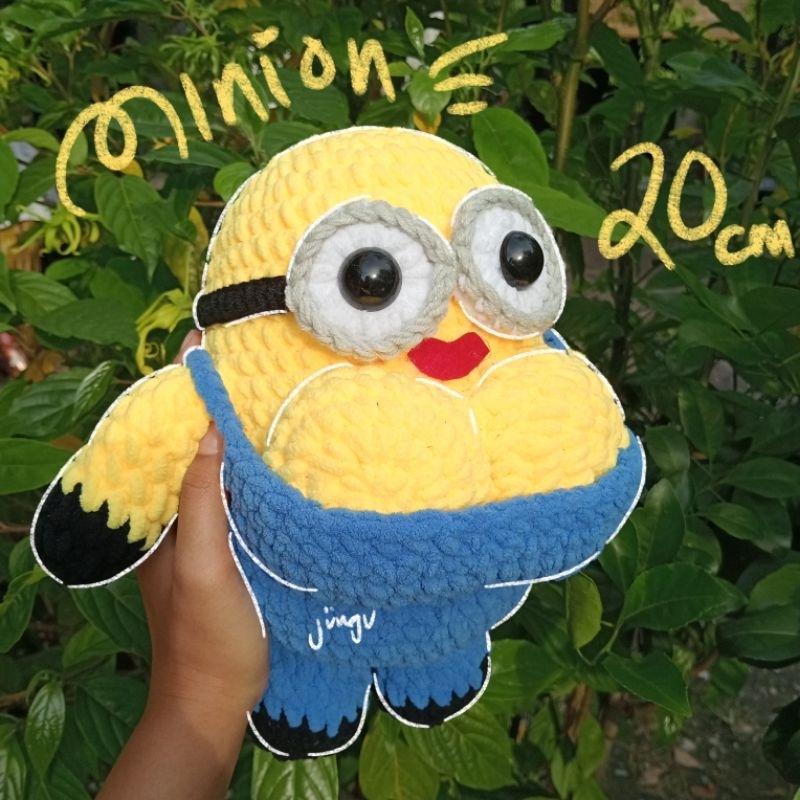 sexy minion crochet doll | baddie minion crochet doll | Boneka rajut minion aneh | jungugurumi