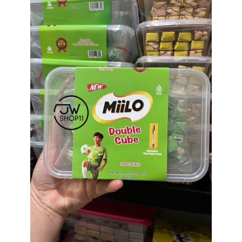 

[ HALAL ] MiiLO DOUBLE CUBE 1TOPLES ISI 50PCS FREE PULPEN & TOPLES