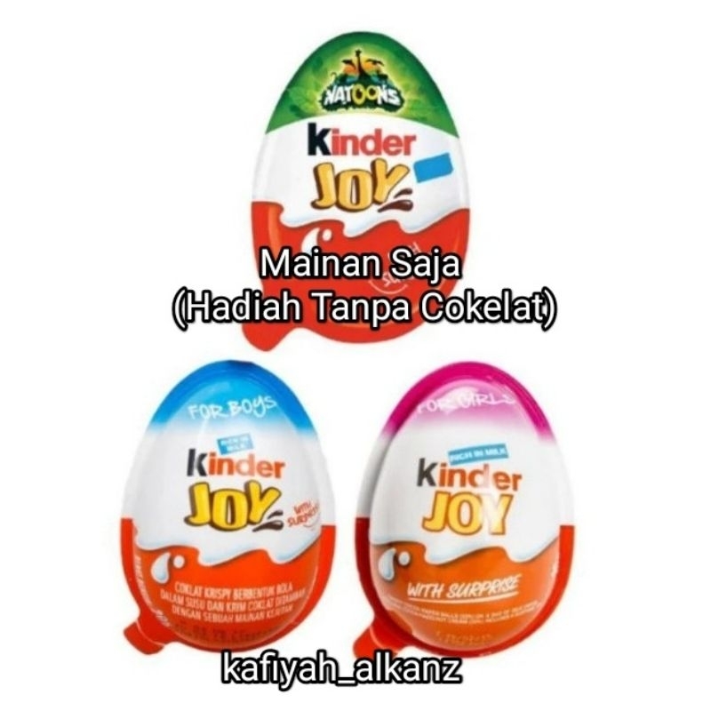 Kinder Joy SURPRISE  Tanpa Cokelat KINDERJOY Pop Toys Surprise Mainan Saja
