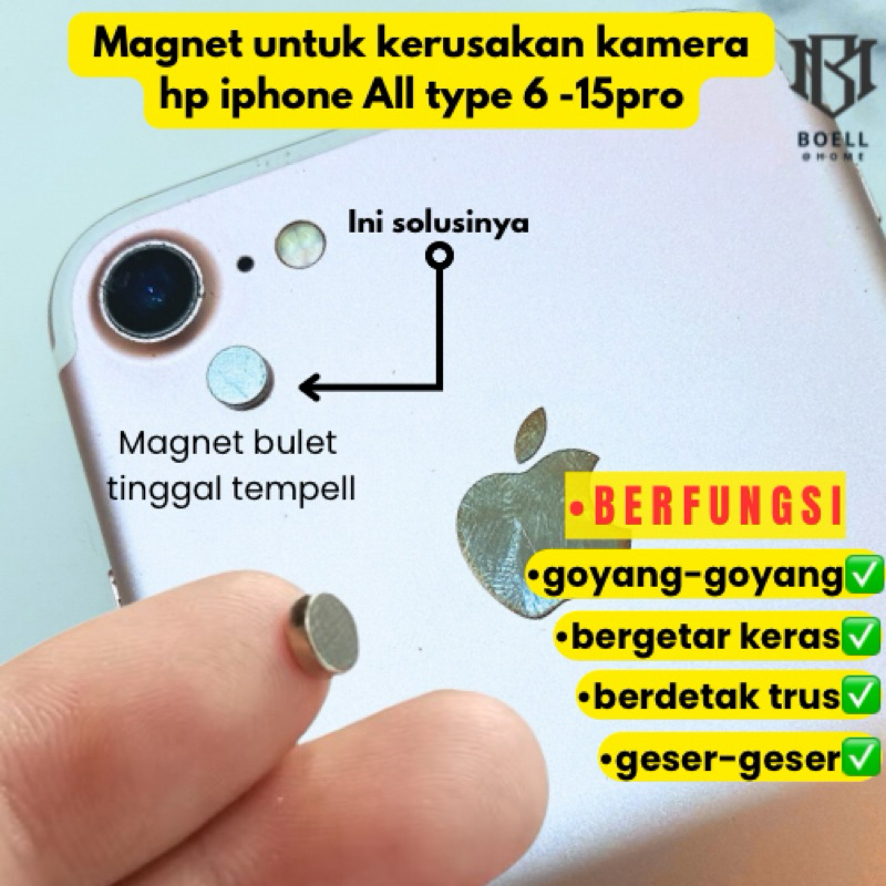 MAGNET UNTUK KAMERA IPHONE GETER GESER-GESER GOYANG HILANG FOKUS BERDETAK INI SOLUSINYA?