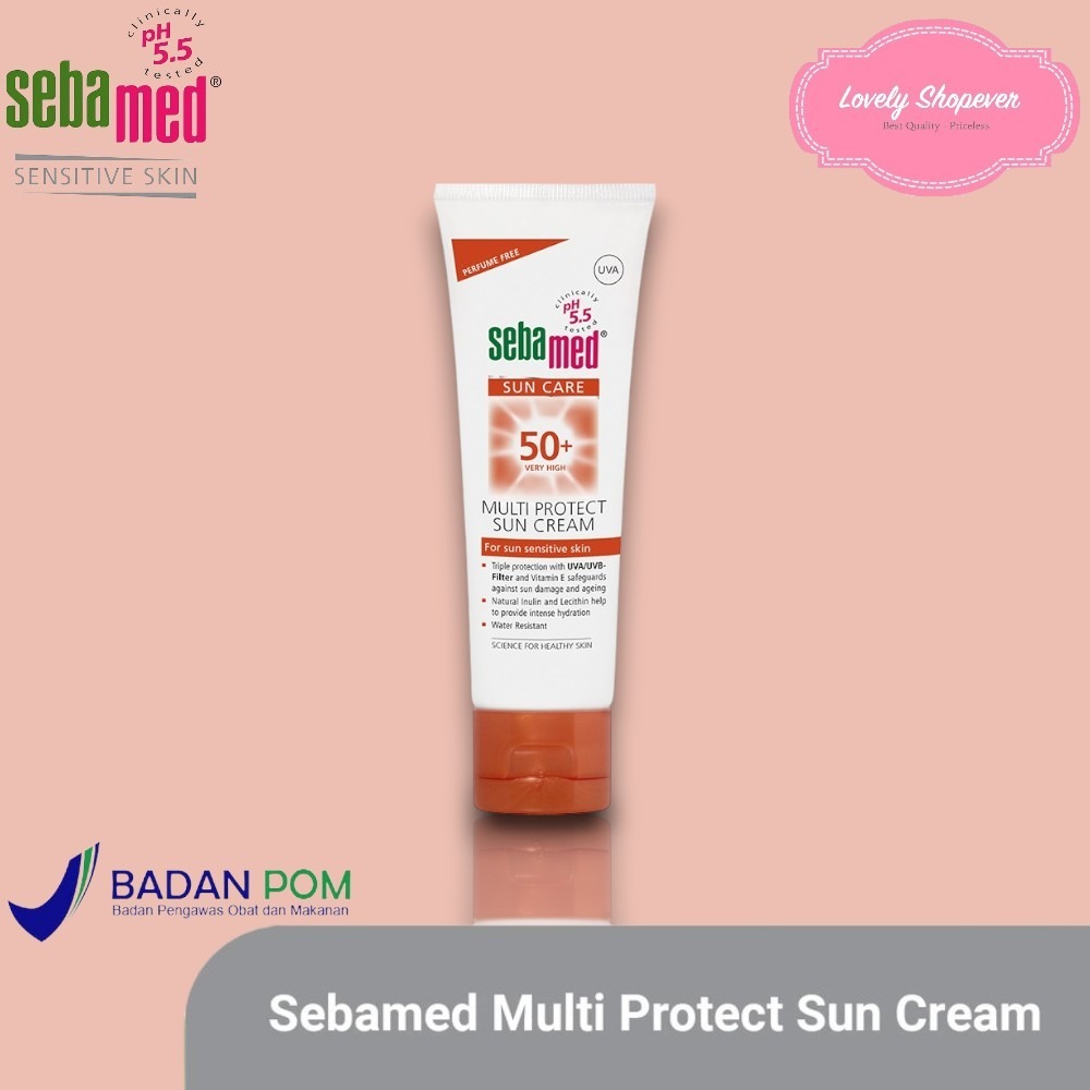 [PROMO] Sebamed Multi Protect Sun Cream SPF50 75 ML SPF 50 UVA SUN BLOCK SUN SCREEN