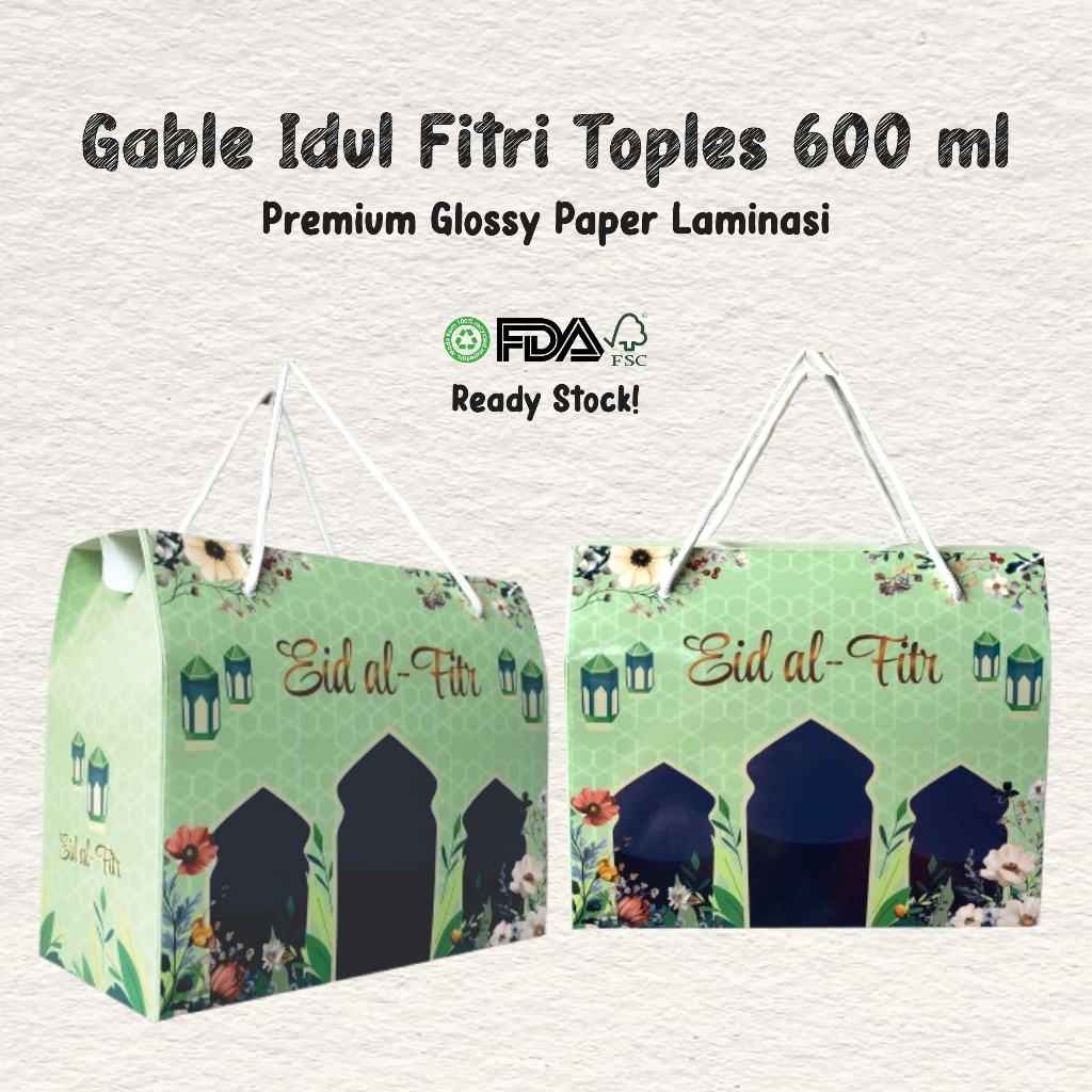 

Gable Box Idul Fitri Toples 600 ml