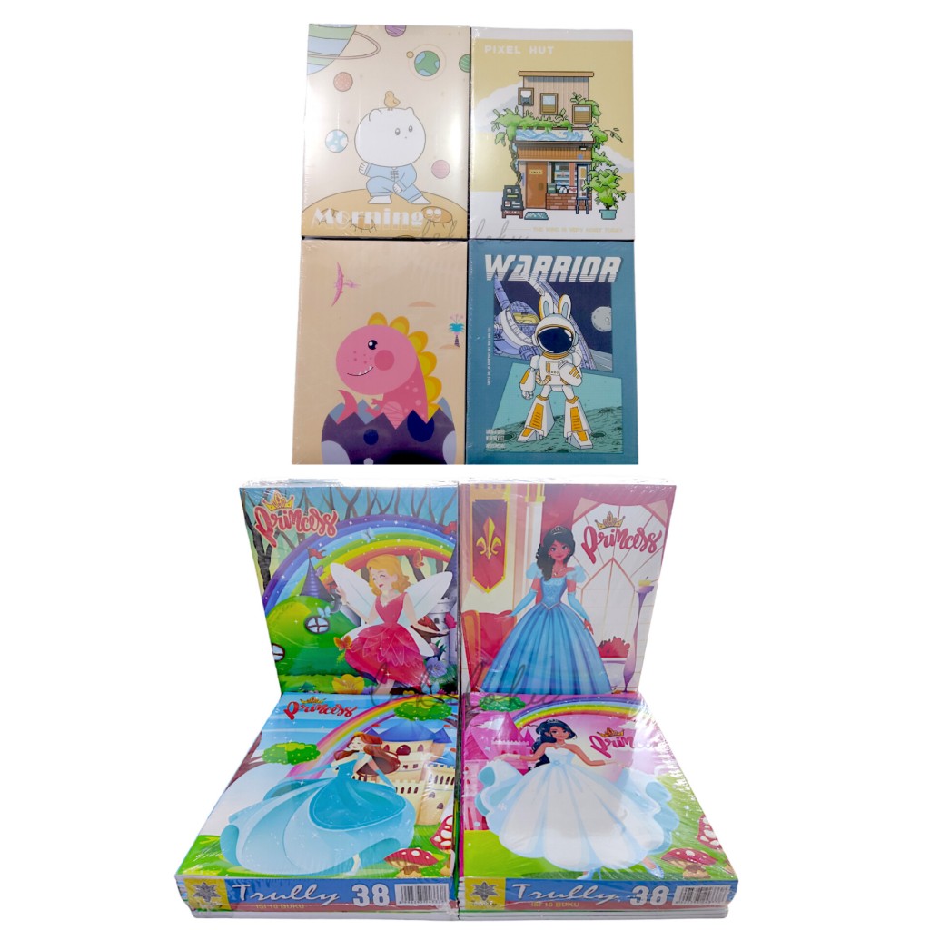 

(1 PAK) Buku Tulis Garis SIECO & TRULLY 38 lembar