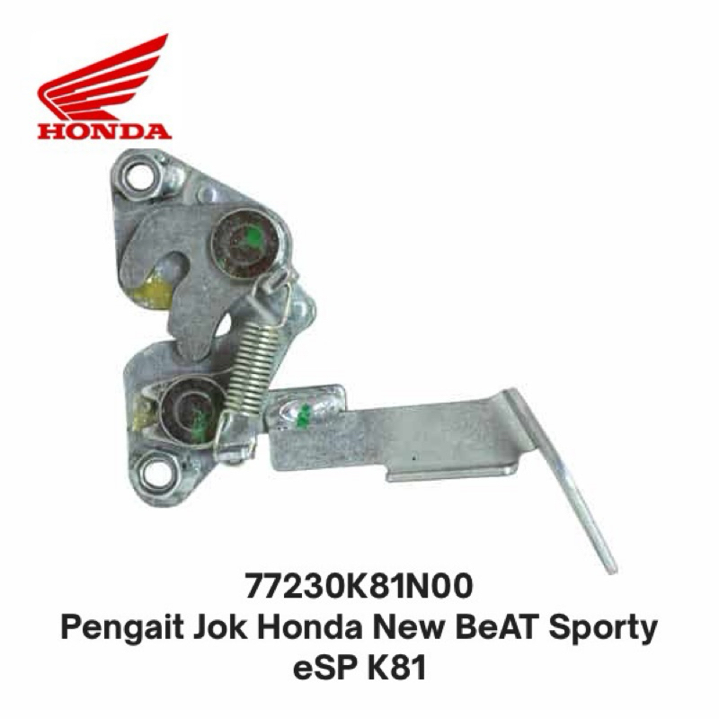 77230K81N00 Pengait Jok Honda New BeAT Sporty eSP K81