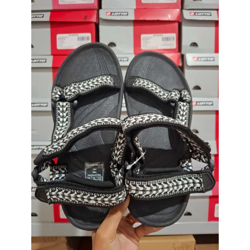 Airwalk Hev Black Sendal Pria Original