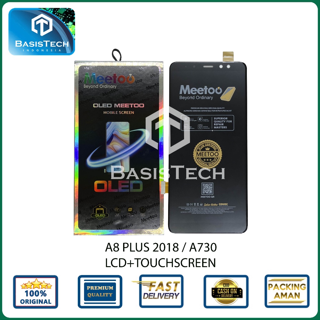 LCD SAMSUNG A8 PLUS 2018 - A730 - MEETOO OLED