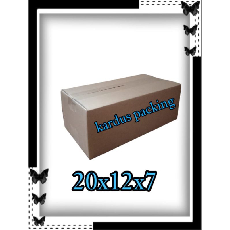 

kardus packing UK 20x12x7 kardus kecil