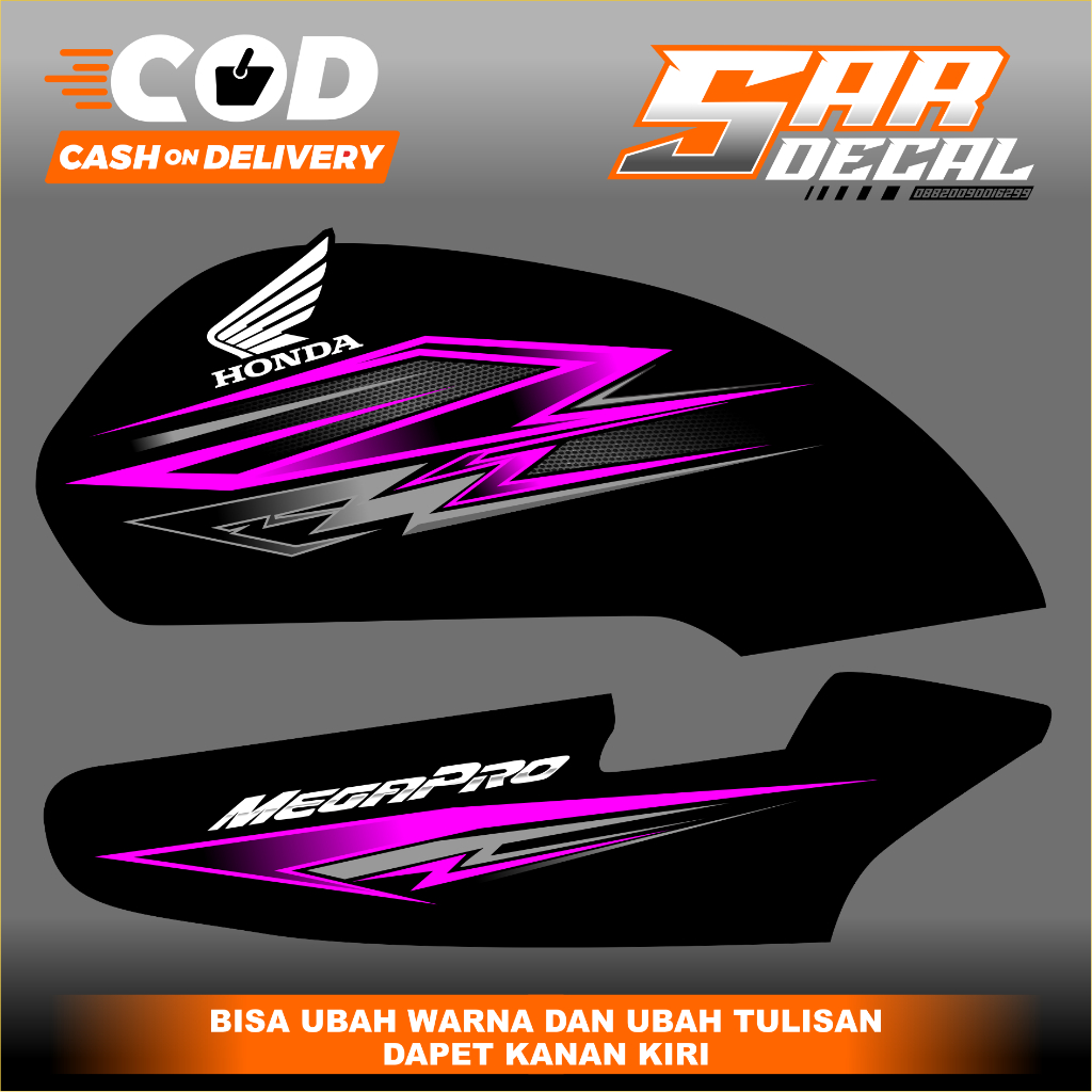 striping mp hiu les Megapro hiu striping Megapro herex MP hiu Megapro custom variasi mp hiu kates