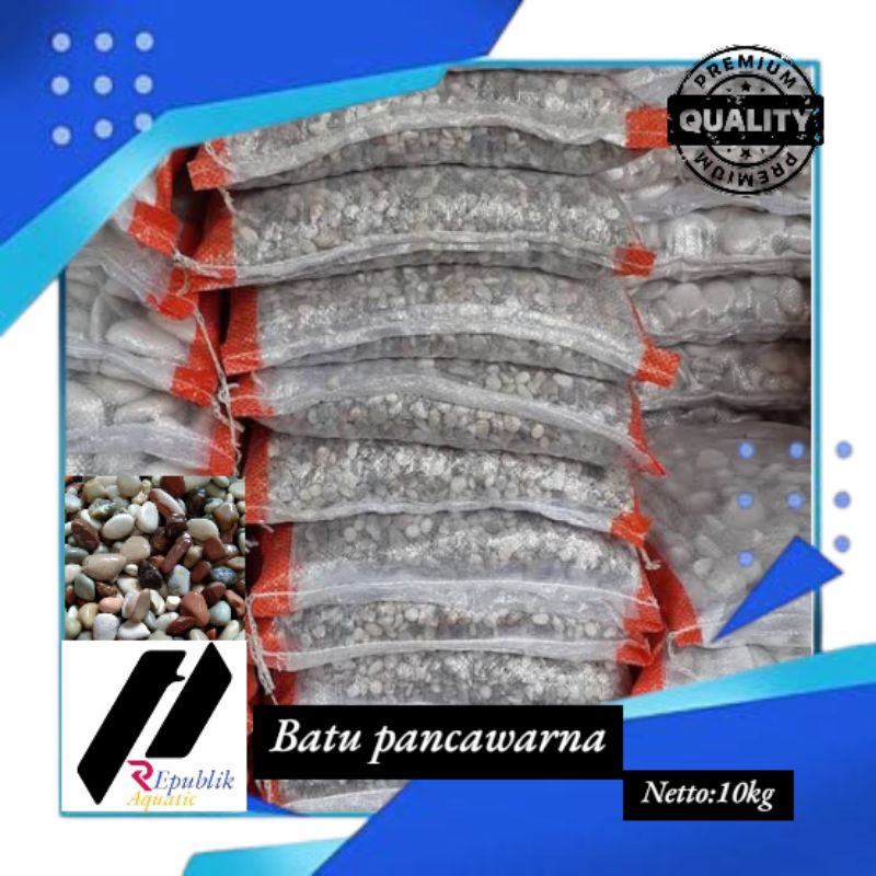 Batu pancawarna karungan / batu pancawarna / batu hias pancawarna / batu hiasan / batu hiasan aquari