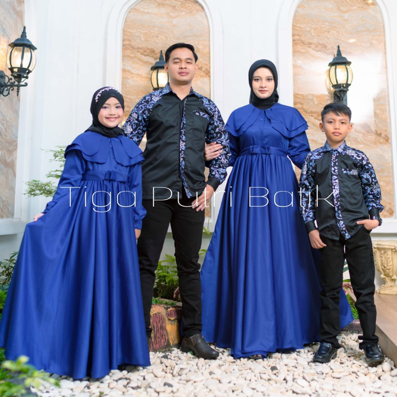 gamis couple keluarga bahan toyobo baju couple pasangan dress terbaru baju lebaran 2025 couple kelua