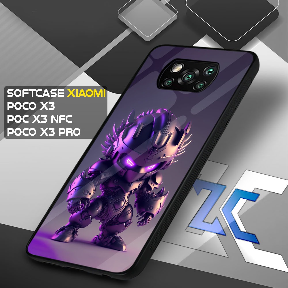 (GM18) Softcase Kilau Xiaomi POCO X3 | X3 PRO | X3 NFC Softcase keren | Casing | Kesing Bahan Lentur