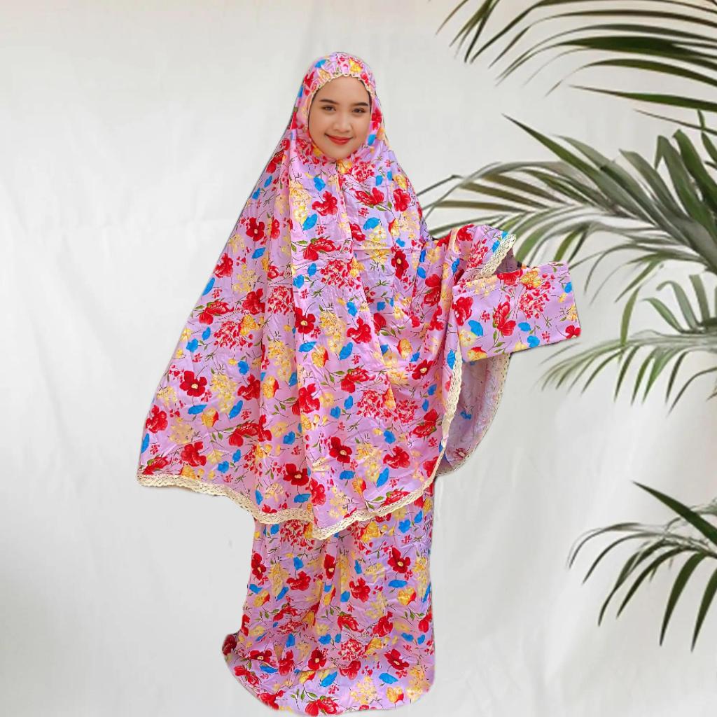 MUKENA RAYON MOTIF - MUKENA DEWASA - SERIES CERAH