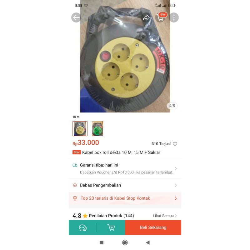 Kabel Roll Box dexta 10 meter