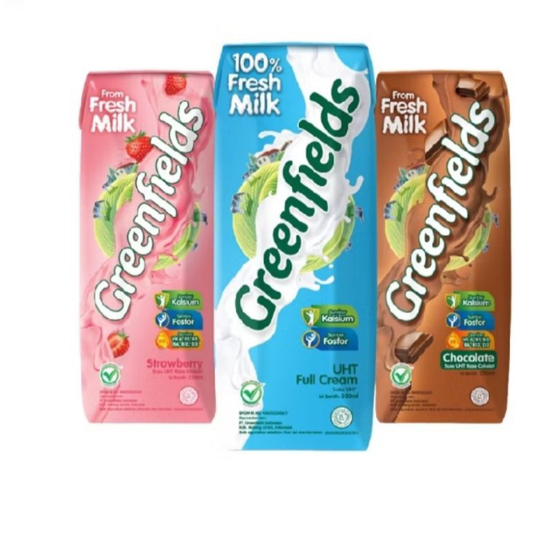 

SUSU UHT GREENFIELDS FRESH MILK 250 GR ALL VARIAN