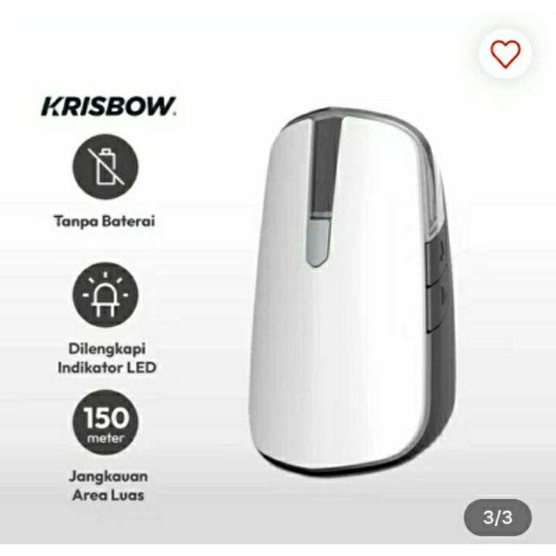 Krisbow Bel Pintu Wireless One Bell 581p - Putih