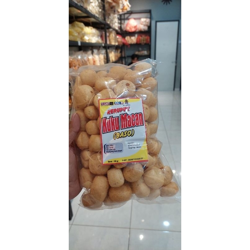 

Kerupuk Kuku Macan/Baso 150 gr