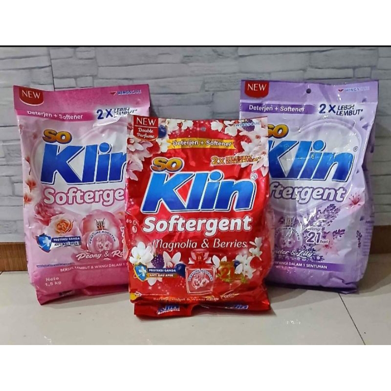 1,5 kg Soklin Detergent & Softergen
