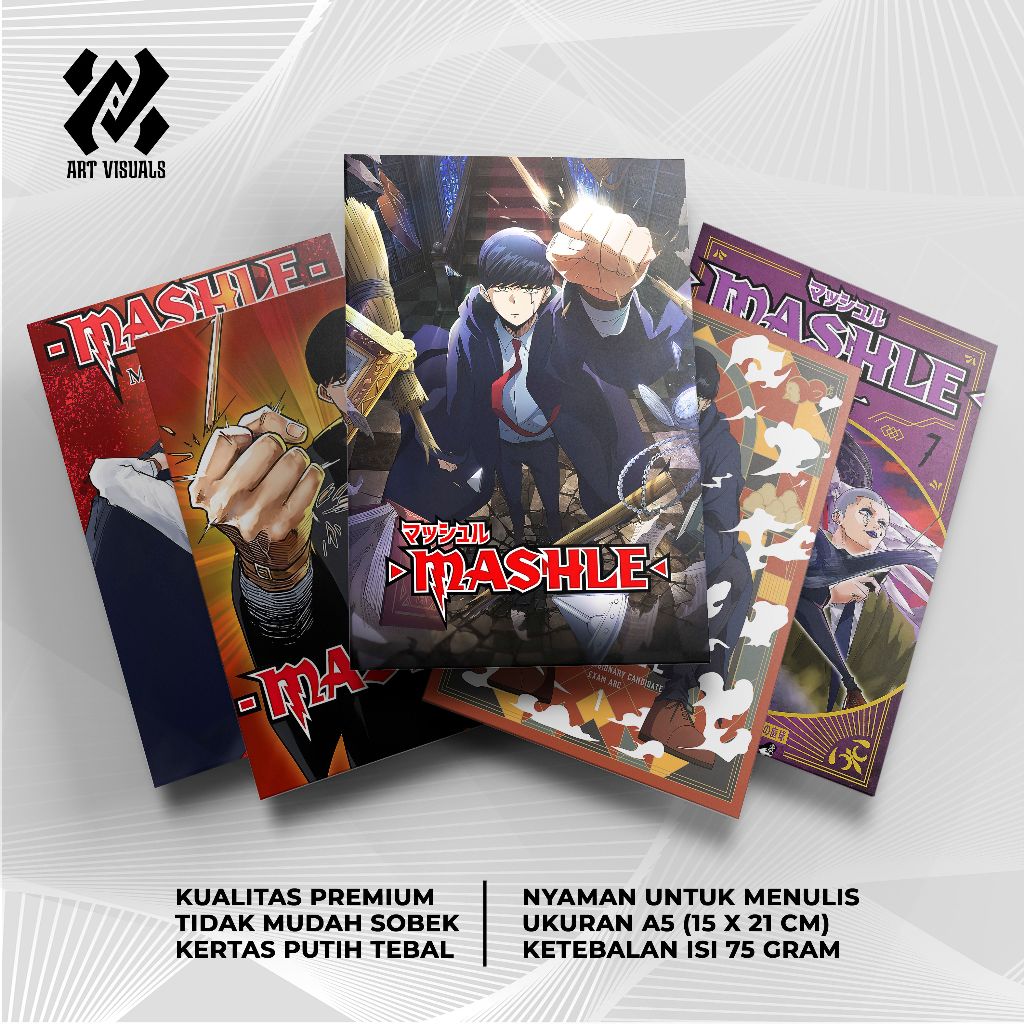 

Buku Tulis Custom Tema Anime Mashle Terlengkap Termurah Model Bebas Pilih Foto / Buku Tulis Sekolah / Buku Catatan