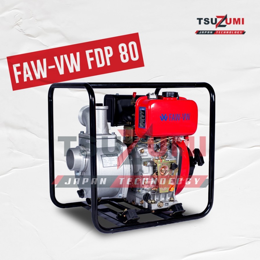 Diesel Water Pump FDP 80 Pompa Air Diesel 3 inch / FAW-VW Pompa Alkon Diesel
