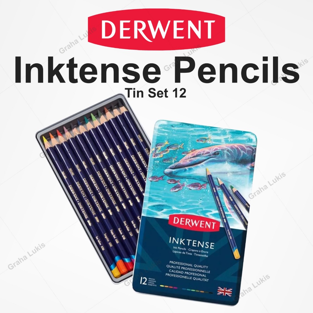 

Derwent Inktense Pencils Colour Set 12 - Pensil Warna