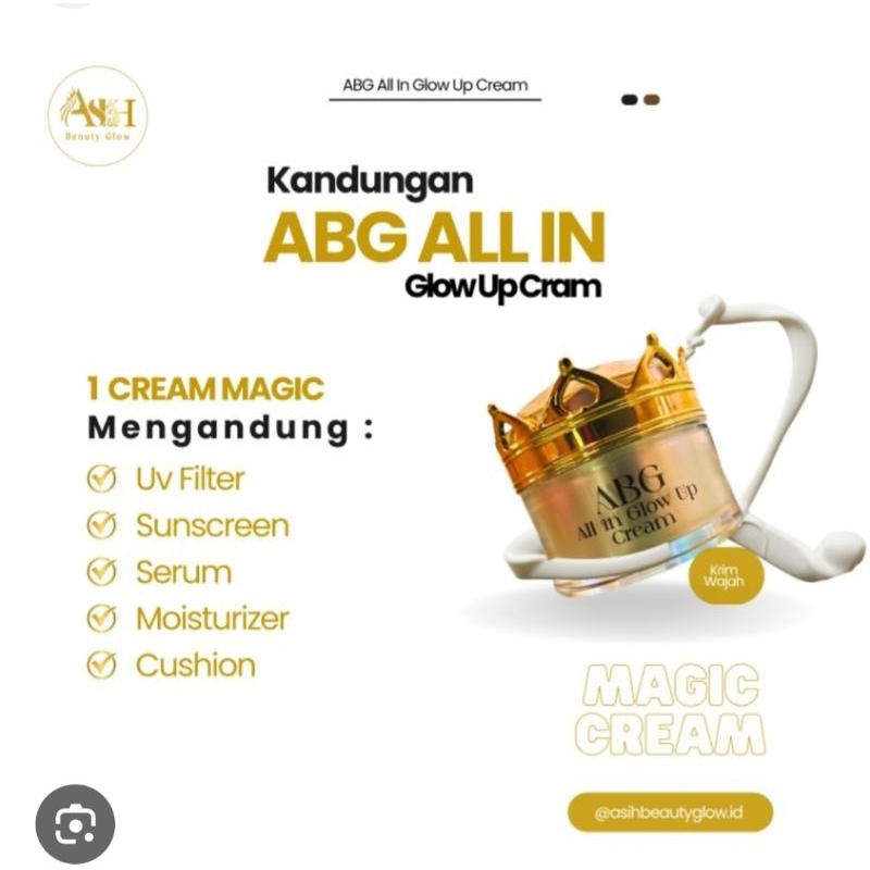 ABG all in glow up cream
