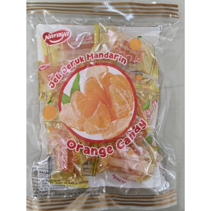 

NARAYA Orange Jelly ukuran 200Gr