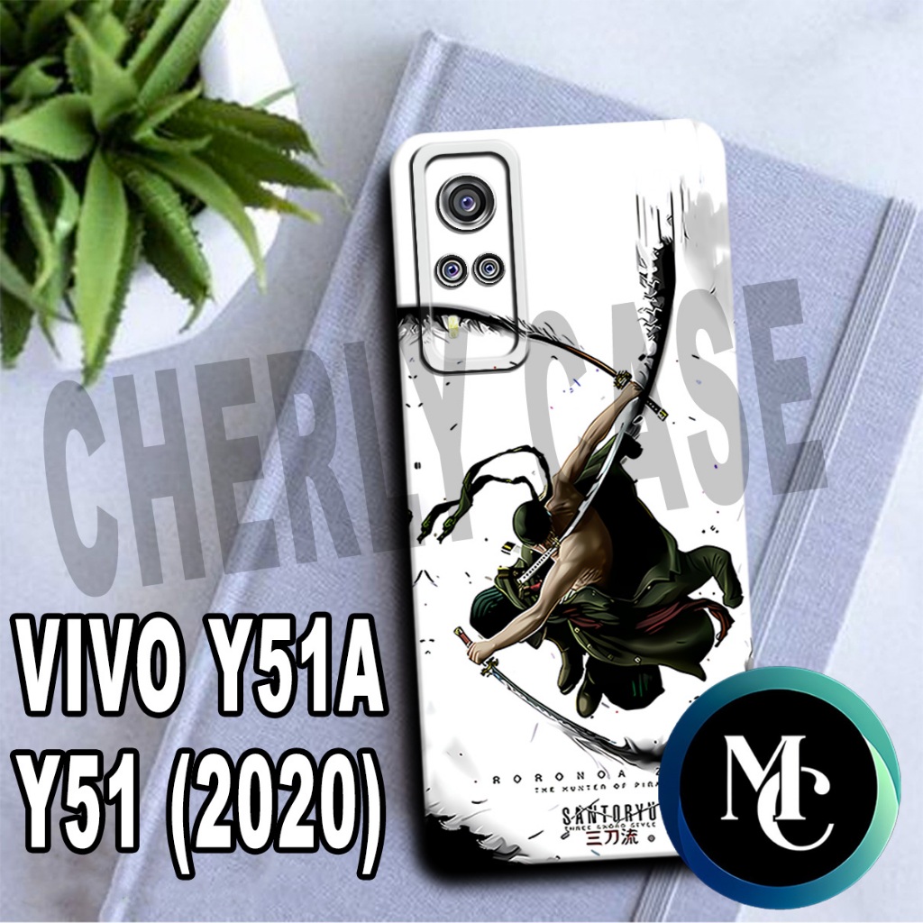 CC5/ Softcase karet lentur untuk VIVO Y51A DAN Y51(2020) /Motif ANIME LUFFY/case VIVO Y51A/kesing VI