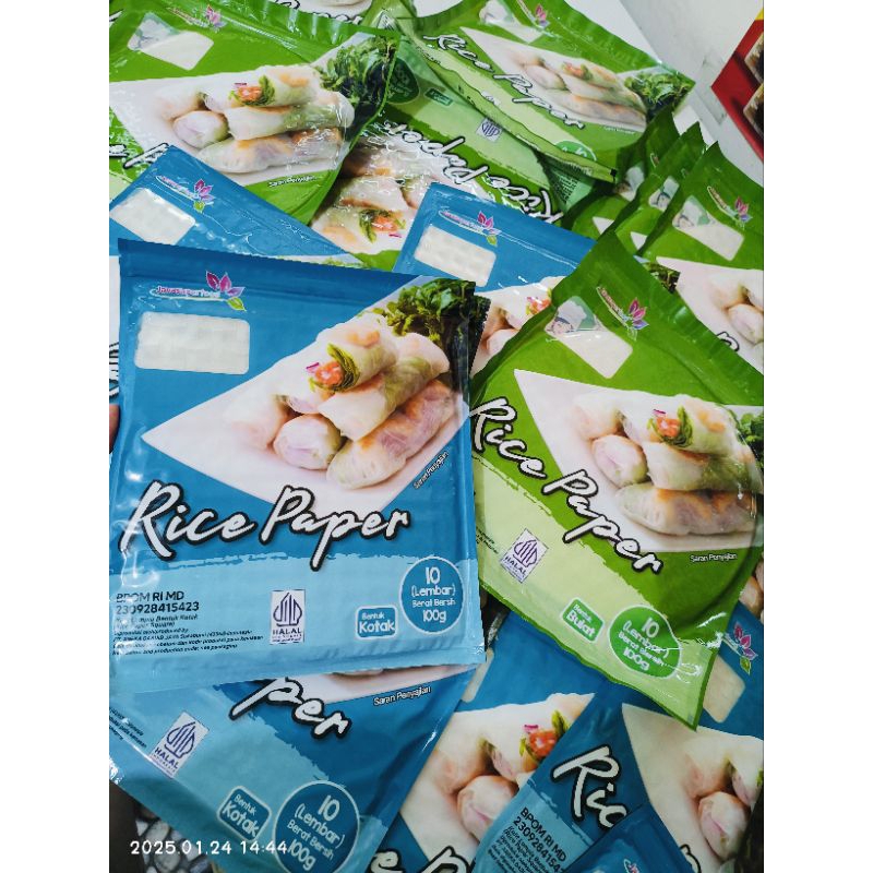 

RICE PAPPER ISI 10 untuk dimsum ,lumpia dll kak