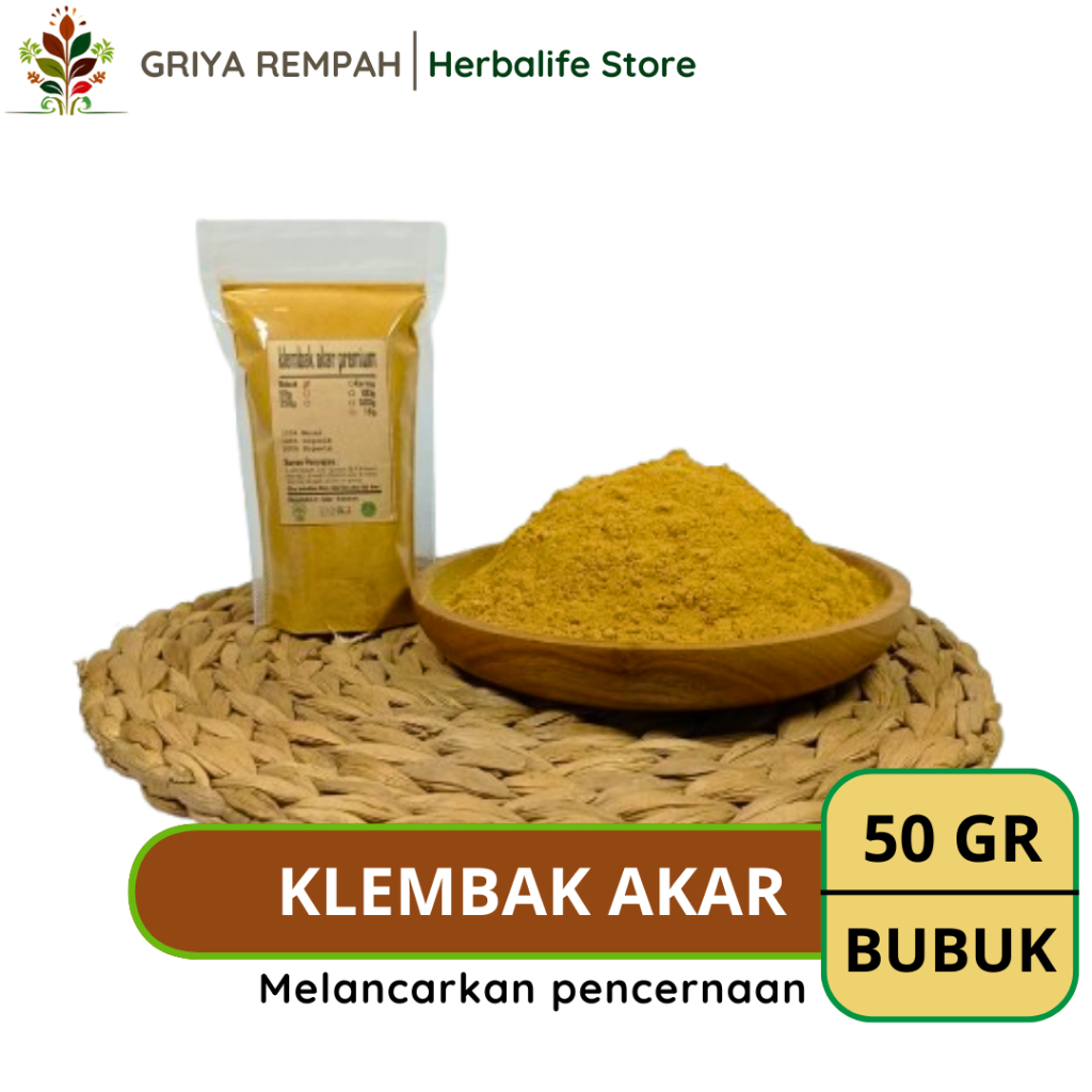 

KLEMBAK AKAR BUBUK 50 GRAM Kelembak Rempah Herbal Alami Simplisia Kering Premium untuk Ramuan Jamu Tradisional & Kesehatan Rheum officinale